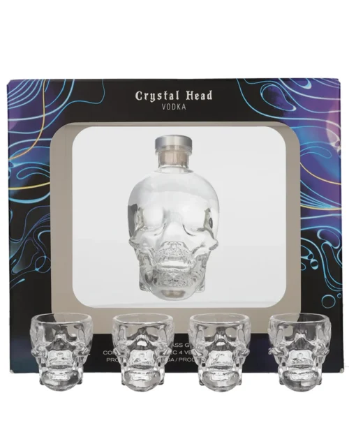 Crystal Head Skull Shot Glass 4-Pack